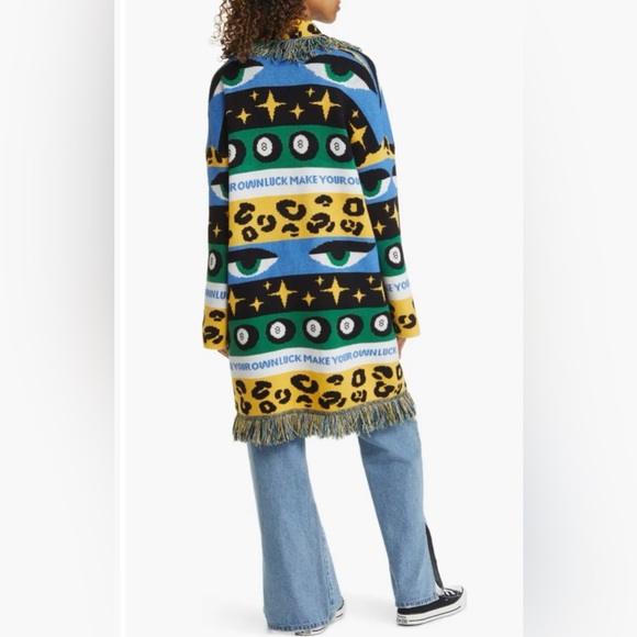 Dressed in Lala make your own luck blanket fringe cardigan - Picture 4 of 9